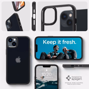 Spigen Ultra Hybrid iPhone 14 Plus -kotelo - Matta musta