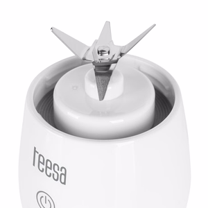 Johdoton tehosekoitin 450 ml:n lasikannulla, 100 W, 6 terää