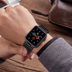 Tech-Protect Stainless Ranneke Apple Watch 4/5/6/7/8/9/SE/Ultra 1/2 42/44/45/49mm Musta