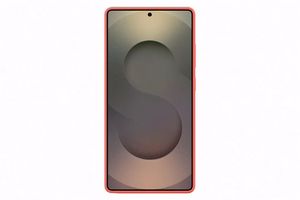 Samsung Silicone Case -suojakuori Samsung Galaxy S25 Ultra -puhelimelle, punainen