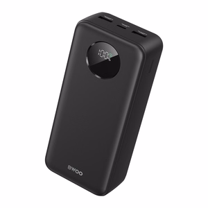 External battery POWER BANK POWER BANK Bwoo (BO-P64) 30000mAh (2xUSB; 1xUSB-C; 22,5W) black