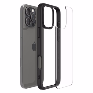 Spigen Ultra Hybrid Suojakuori iPhone 16 Pro - mattamusta