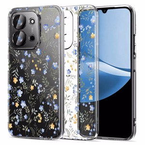 Tech-Protect FlexAir Suojakuori Xiaomi Redmi 15C 173mm / Poco 85C 173mm:lle - Daisies with Leaves