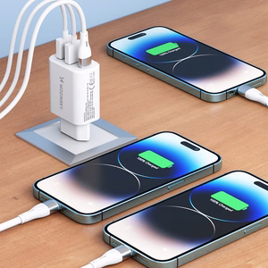 Wozinsky CWCUCW 30W USB-C / 2 x USB-A Wall Charger - White