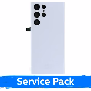 Takakuori yhteensopiva Samsung S908 S22 Ultra / Phantom valkoinen / (Service Pack)