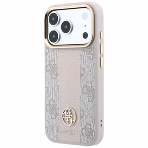 Kotelo mallille IPHONE 18 Pro Max/17 Pro max MagSafe-yhteensopiva (Stripe Round and Classic Logos 4G) (väri: vaaleanpunainen)