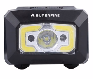 Superfire X30 otsavalaisin, 340 lm, USB, 5 tilaa, 130 m
