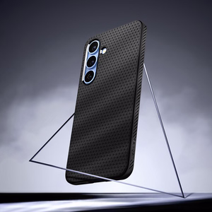 Spigen Liquid Air suojakuori Samsung Galaxy S25 -puhelimelle matta musta