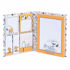 Snoopy Lazy Days A6 -muistilappusetti, 6 lehtiötä