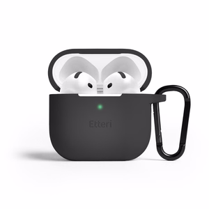Etteri silikoninen suojakuori AirPods 4 musta