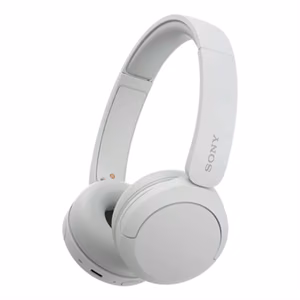 Sony Wireless Headphones WH-CH520 Wireless On-Ear Microphone White Noise canceling Wireless