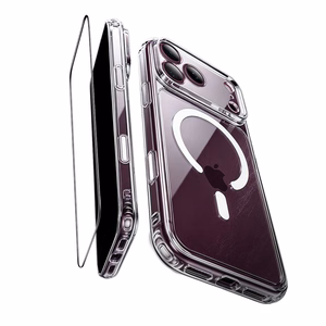 ESR Classic Hybrid MagSafe suojakuori mallille iPhone 18 Pro / 17 Pro – läpinäkyvä