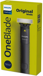 Philips OneBlade QP1424/10 – teräverkkoparranajokone ja trimmeri, hiilenharmaa