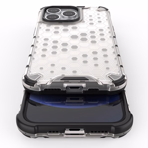 Honeycomb Asia panssari kansi TPU puskuri iPhone 13 Pro punainen