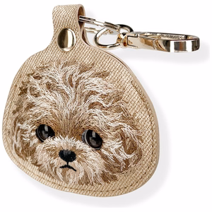 Nimmy Big Eyed Pet 2.0 Dog Tracker/Avaimenperan Suojakuori - ruskea