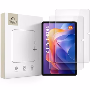 Tech-Protect Glass Fit+ 2 kpl karkaistu lasi Xiaomi Redmi Pad 2 11.0 / SE 11.0:lle - läpinäkyvä