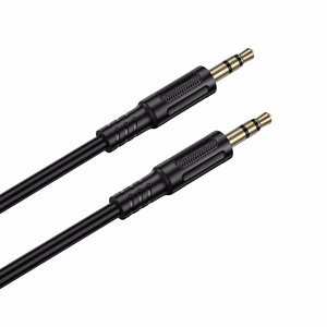 Borofone AUX-kaapeli BL25 Nice - jack 3,5mm - jack 3,5mm - 1 metri musta