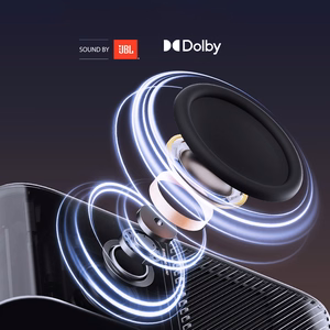 Yaber K3 Pro LCD FullHD 1080p Multimediaprojektori JBL Kaiuttimilla ja Subwooferilla - Musta