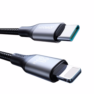 Joyroom S-A28 Flash Series 30W USB-C - Lightning Kaapeli 1m - Musta