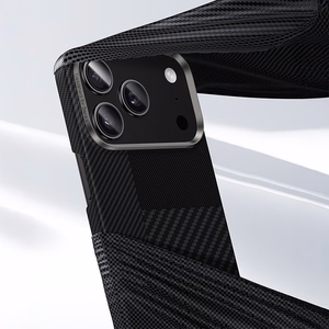 Benks Montage Magneettinen Armor Air Kevlar Suojakuori Metal Frame 600D+1500D (MB70) iPhone 17 Pro Max:lle musta