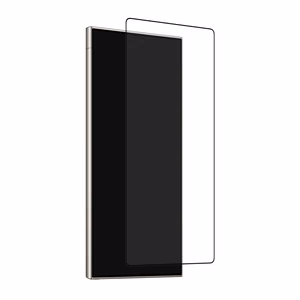 Puro Frame karkaistu lasi mustalla kehyksellä Samsung Galaxy S25 Ultra -puhelimelle