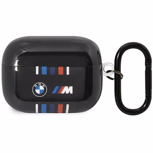 BMW BMAP22SWTK AirPods Pro suojus musta/musta Multiple Colored Lines
