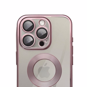 Glam Suojakuori iPhone 17:lle puuterivaaleanpunainen
