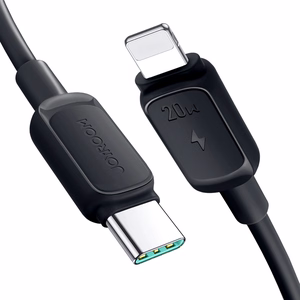 Joyroom Multi-Color Series A14 USB-C / Lightning Kaapeli 20W 1.2m - musta