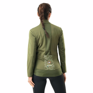 Rockbros TLWT001 ROAD TO SKY windproof insulated cycling jersey L - green