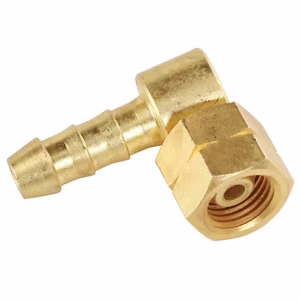 Meva 1/4 tuuman LH kulmaliitin 8 × 15 mm kaasuletkulle