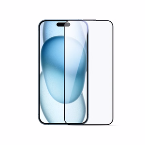 Joyroom JR-MLG0286 2.5D sinistä valoa suodattava + pölytiivis Karkaistu lasi mustalla kehyksellä iPhone 15 Plus/16 Plus:lle