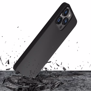 3mk Silikoninen Suojakuori iPhone 16 Pro:lle - Musta