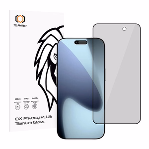 Tel Protect 10X Privacy Plus Titanium karkaistu lasi Iphone 17 Pro max (kuori)