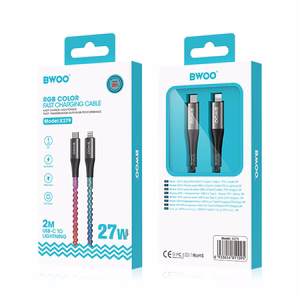 BWOO kaapeli USB-C - Lightning 1m 27W X279C-L