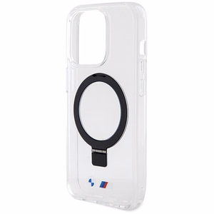 BMW Ring Stand M Collection MagSafe Suojakuori iPhone 15 Pro:lle - läpinäkyvä