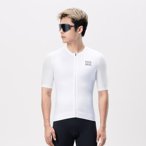 Rockbros 15200025 Short Sleeve Cycling Jersey Size XL - White