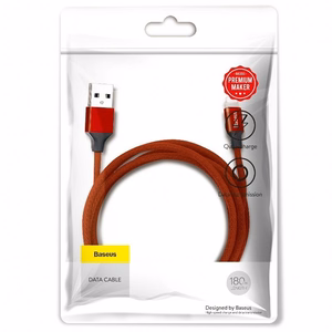 USB Cable Baseus "Yiven" Red "Lightning" 180cm