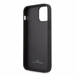 BMW Nahka Deboss kotelo iPhone 12 Pro Max - musta