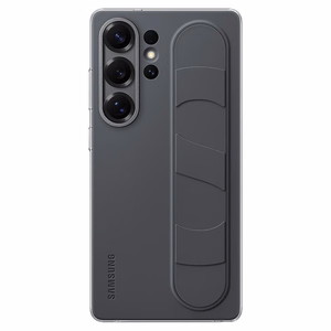Samsung Standing Grip Case -suojakuori Samsung Galaxy S25+ -mallille, musta
