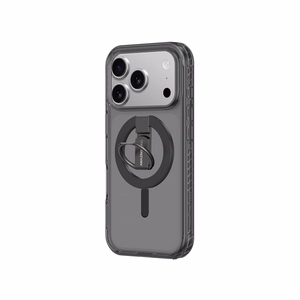 AmazingThing Titan Pro Grip Ring -sarja suojakuori iPhone 17 Pro, MagSafe-yhteensopiva - musta