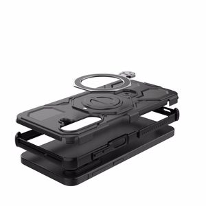 Tech-Protect TacticStand MagSafe suojakuori malleille Samsung Galaxy A17 / A18 4G / 5G, mattamusta