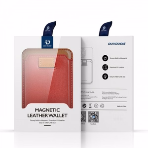 Dux Ducis Magnetic Wallet iPhone 12 (iPhone 13 / iPhone 14) punainen