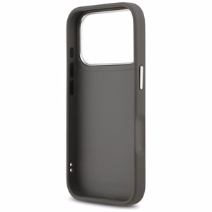 Karl Lagerfeld Suojakuori iPhone 17 Pro:lle KLHCP17LPSFDHPOG (FW Grained PU W/ K&C Heads Pin & Logo) - Harmaa