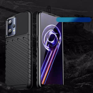 Thunder Case joustava panssaroitu suojus Realme 9 Pro musta