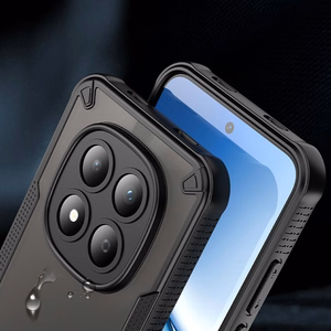 Tech-Protect Rugged Shield MagSafe Suojakuori Xiaomi Redmi Note 15 Pro 5G:lle - Musta