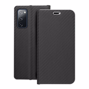 Flip-suojakuori Samsung S20 FE / S20 FE 5G:lle Luna Book Carbon musta