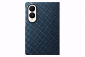 Samsung Galaxy Z Fold8 aramidikuituinen magneettisuojakuori ja 2 heijastusta vähentävää kalvoa, sininen