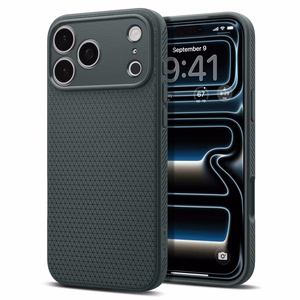 Spigen Liquid Air -suojakuori iPhone 18 Pro Max / 17 Pro Max -malleille, vihreä
