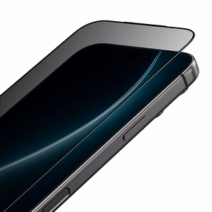 Benks Karkaistu lasi Glass Warrior Privacy iPhone 17/16 Pro:lle musta