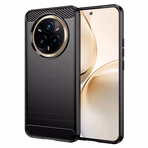 Carbon Suojakuori Realme 14 Pro Plus 5G:lle musta